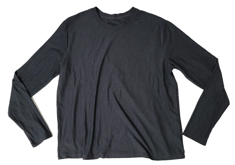 Athletic Works Women's ButterCore Long Sleeve Tee Black S 4-6 Stretch